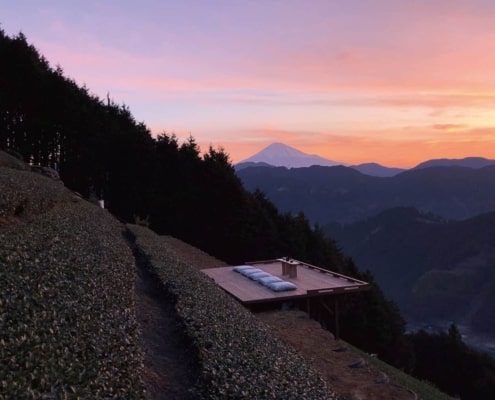 Sky Tea Terrace, Shizuoka The best view of Mount Sky Tea Terrace, Shizuoka