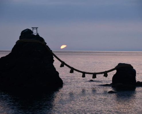 Meoto Iwa, the Wedded Rocks in Ise Meoto Iwa, the Wedded Rocks in Ise