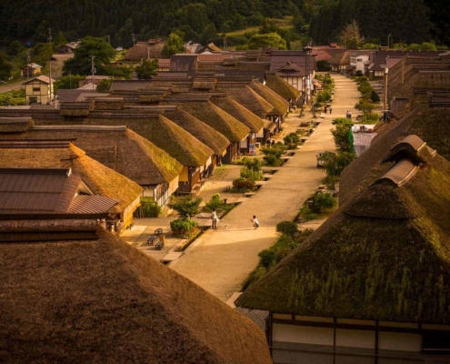 Ouchi-juku in Fukushima Ouchi-juku in Fukushima